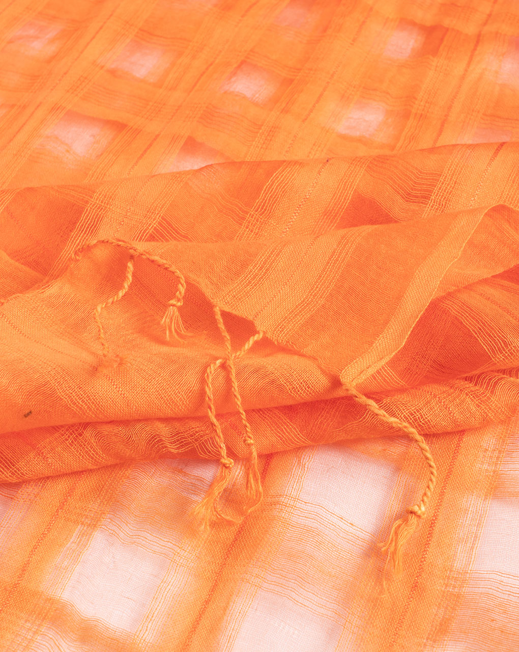 Checks Woven Bhagalpuri Viscose Stole - Fabriclore.com
