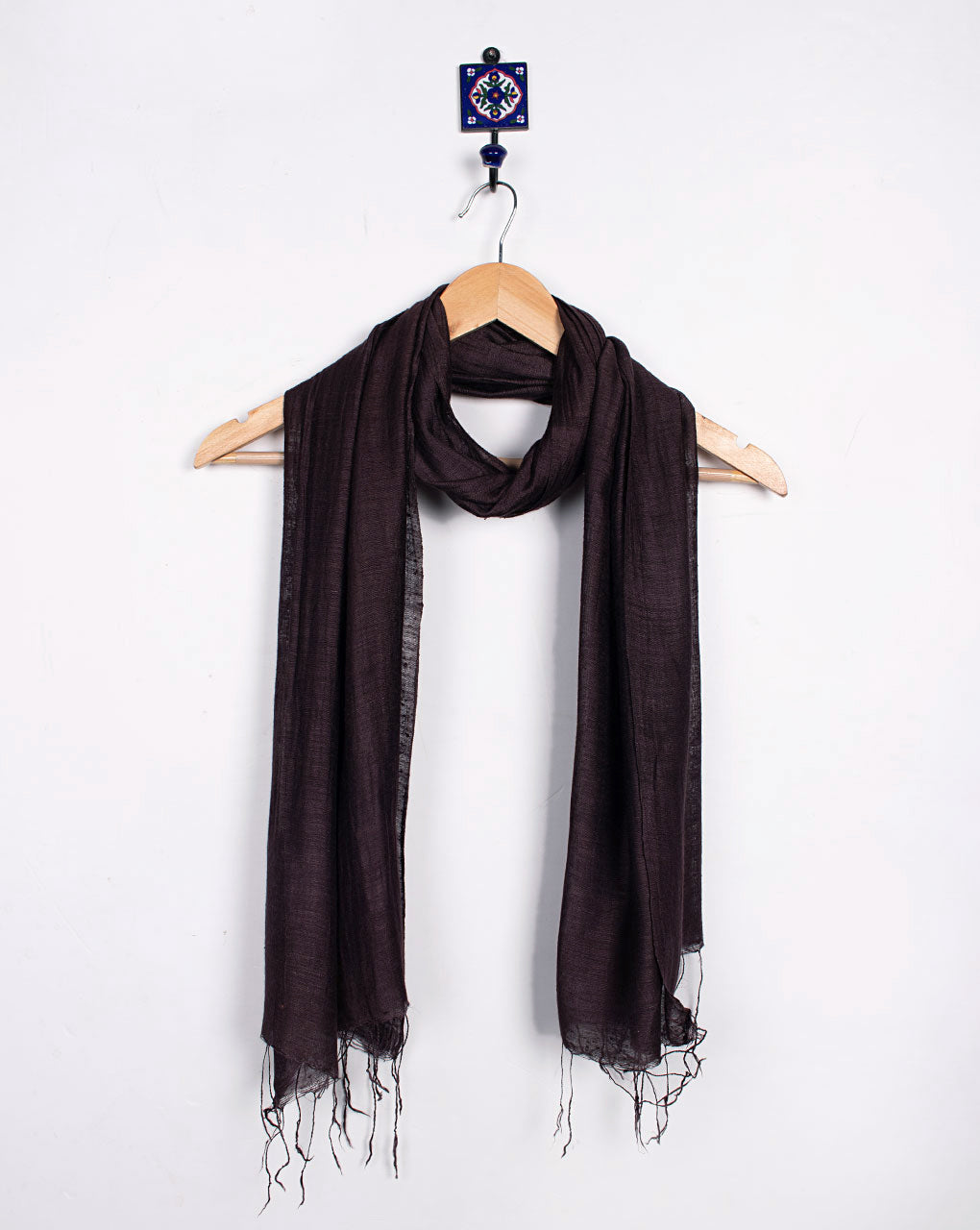 Woven Bhagalpuri Viscose Stole - Fabriclore.com