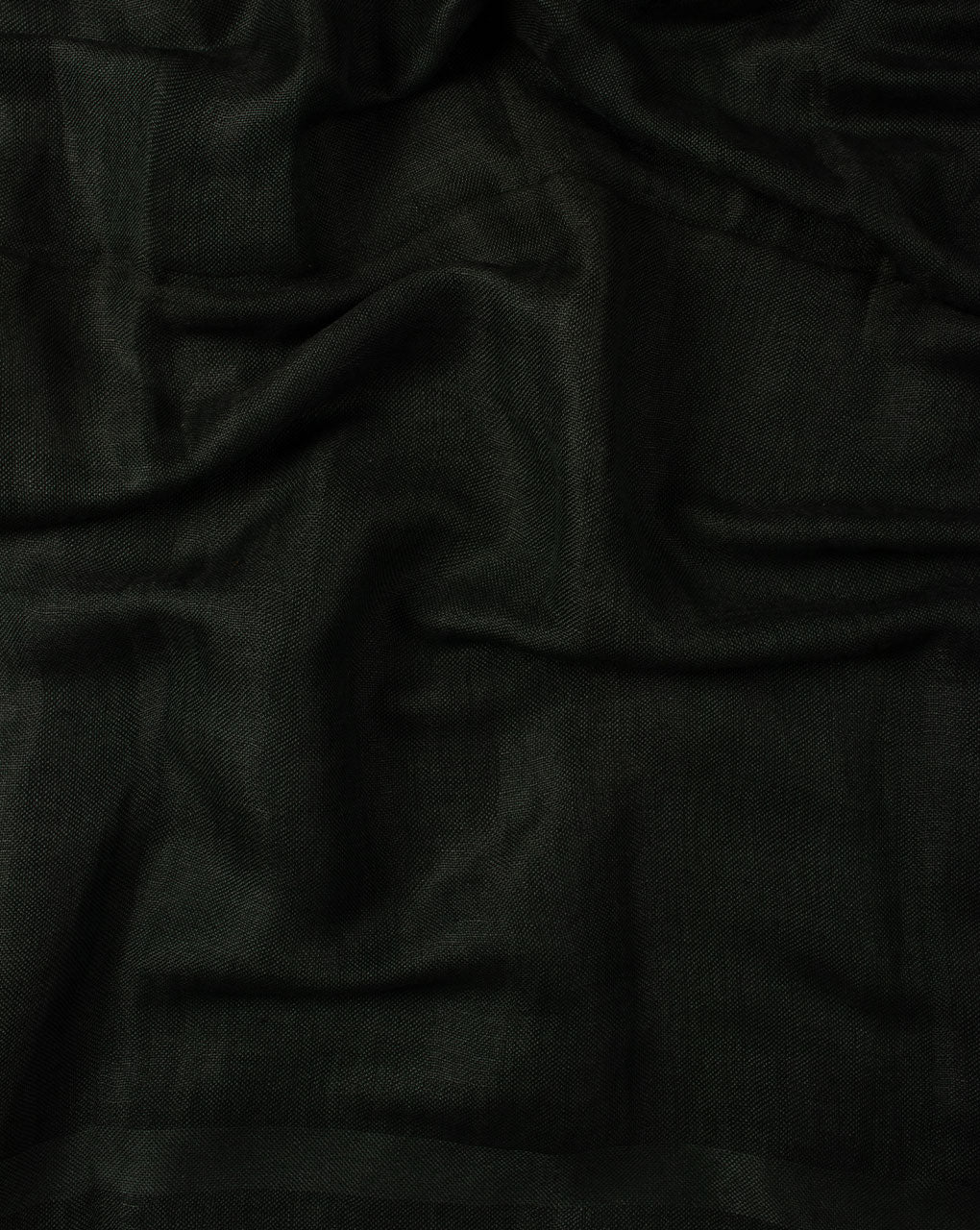 Bottle Green Plain Woven Bhagalpuri Viscose Stole - Fabriclore.com