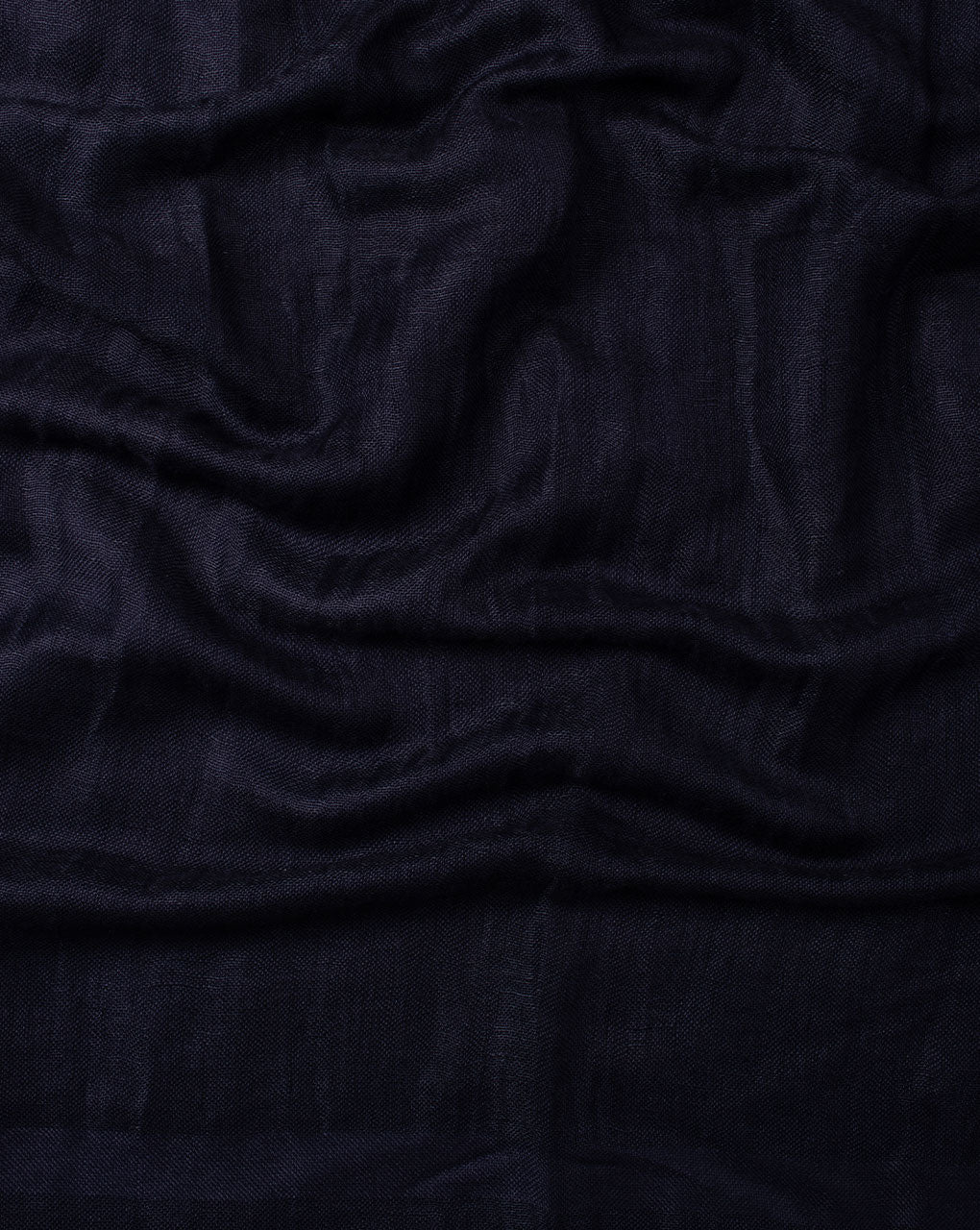 Navy Blue Plain Woven Bhagalpuri Viscose Stole - Fabriclore.com