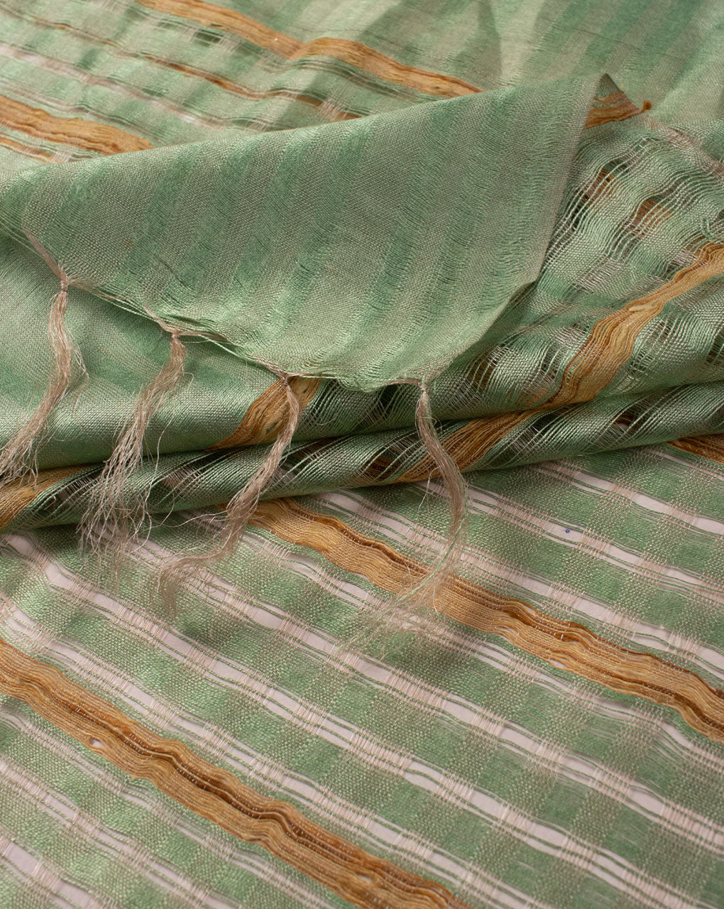 Stripes Woven Bhagalpuri Viscose Stole - Fabriclore.com