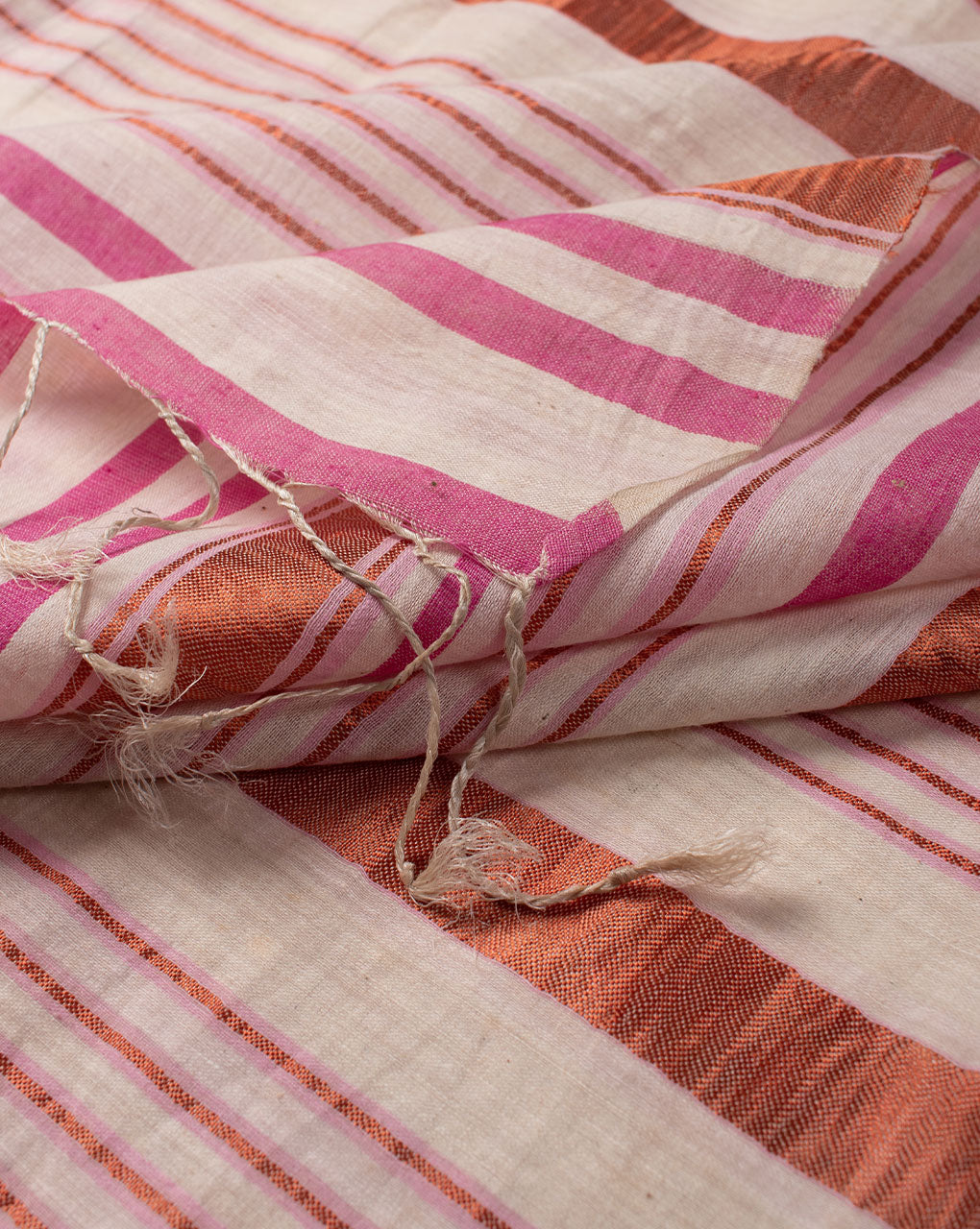 Stripes Woven Bhagalpuri Viscose Stole - Fabriclore.com