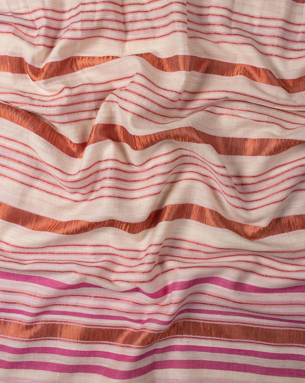 Stripes Woven Bhagalpuri Viscose Stole - Fabriclore.com