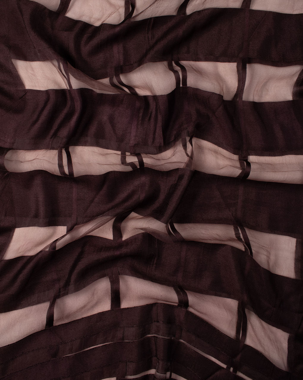 Checks Woven Bhagalpuri Viscose Stole - Fabriclore.com