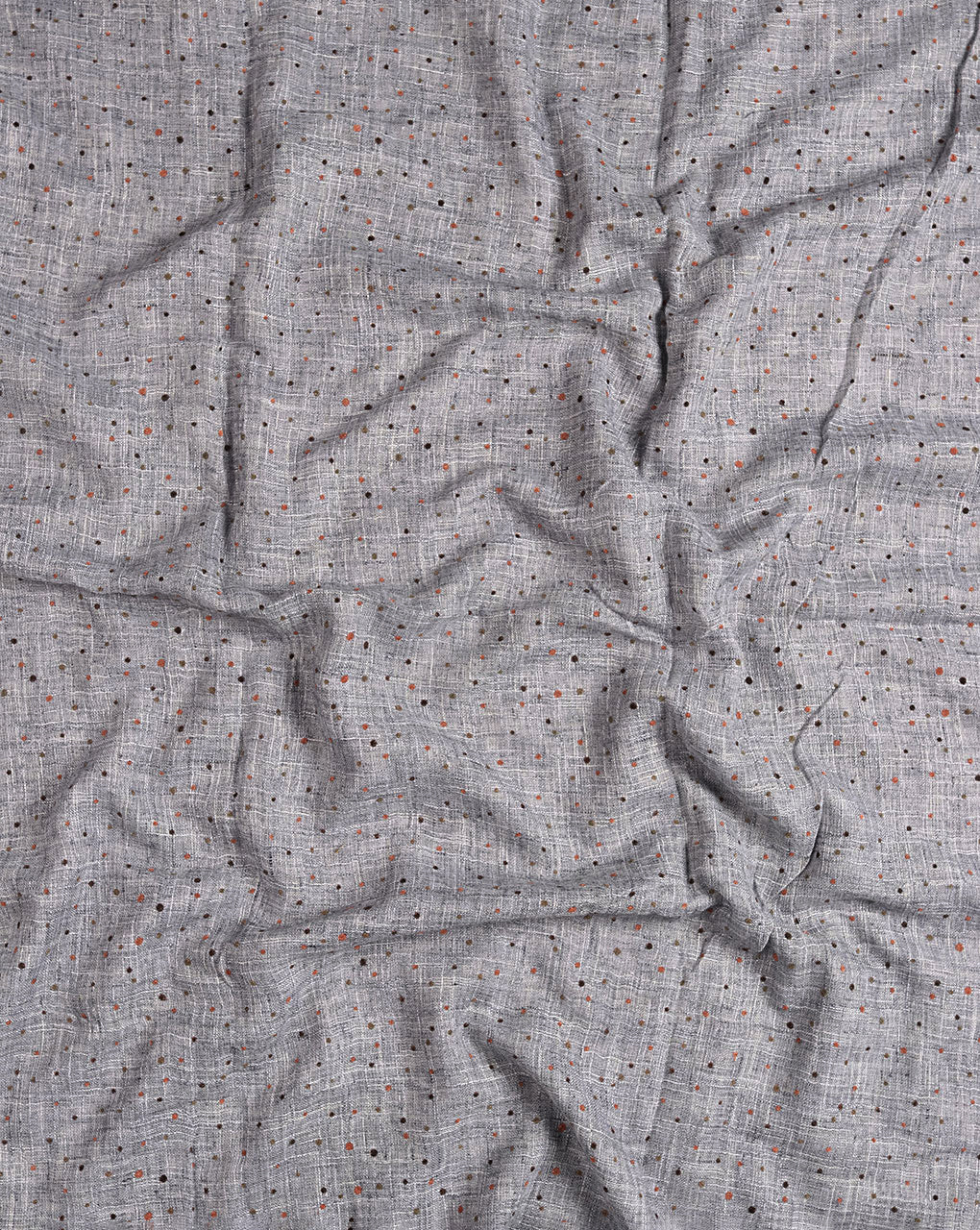 Polka Dots Woven Acrylic Wool Stole - Fabriclore.com