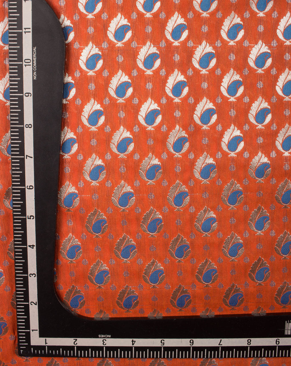 Zari Jacquard Pure Taffeta Silk Fabric - Fabriclore.com
