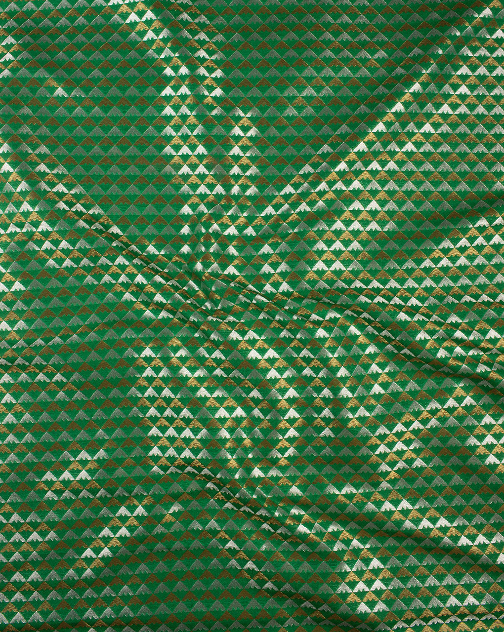 Zari Jacquard Pure Taffeta Silk Fabric - Fabriclore.com