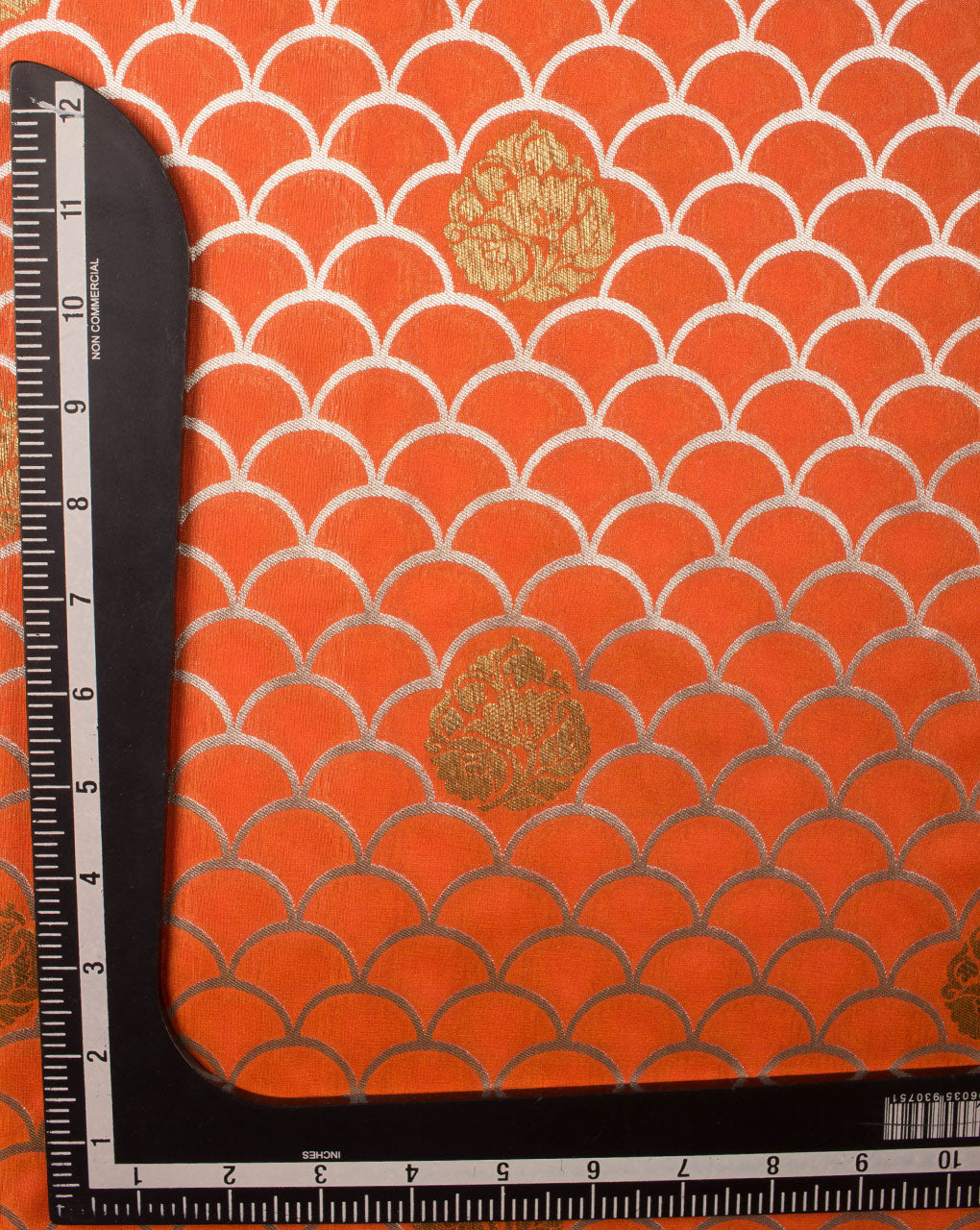 Woven Zari Jacquard Banarasi Taffeta Silk Fabric - Fabriclore.com