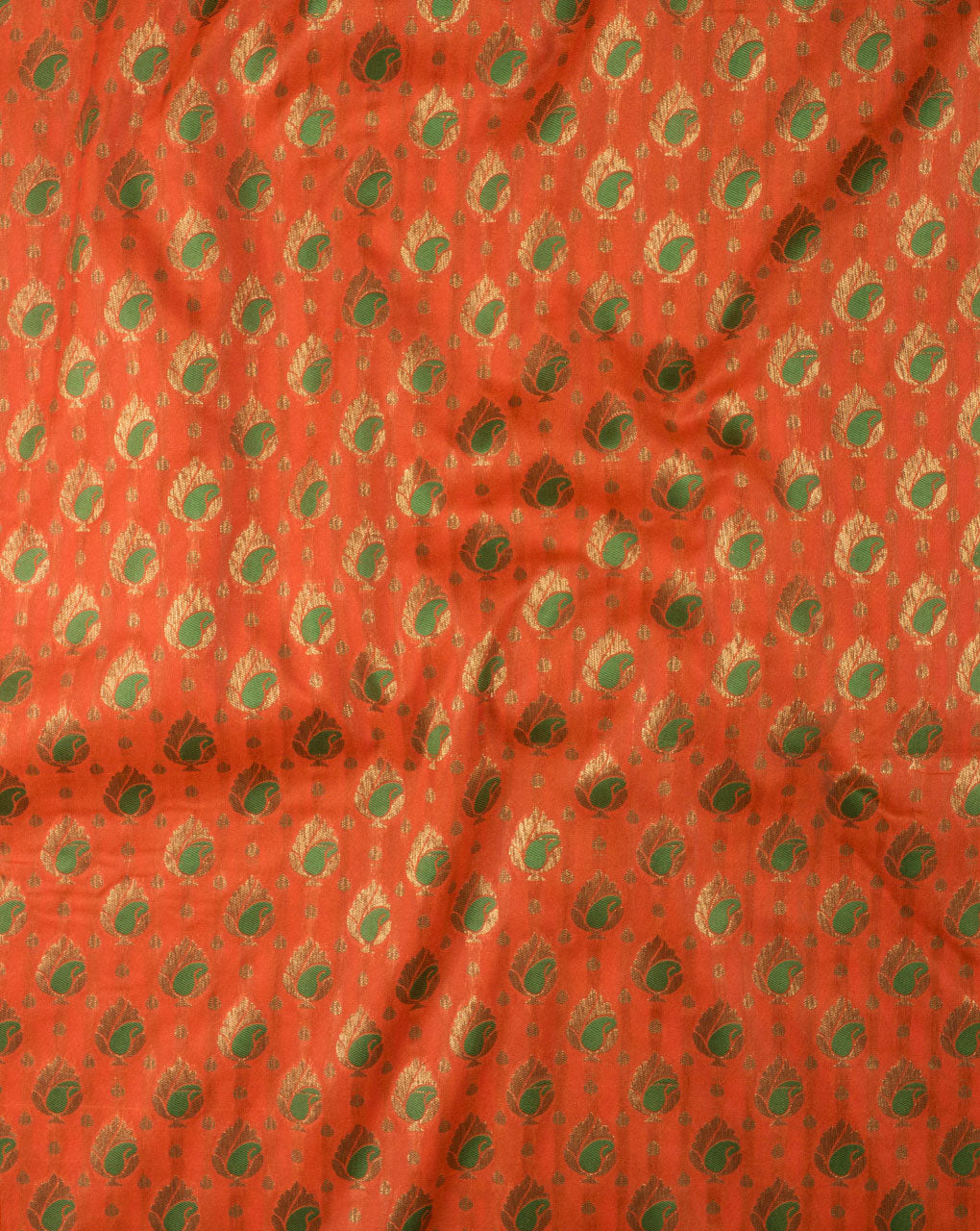 Zari Jacquard Pure Taffeta Silk Fabric - Fabriclore.com