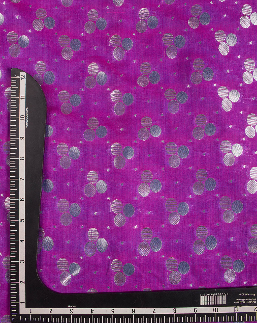Zari Jacquard Pure Taffeta Silk Fabric - Fabriclore.com