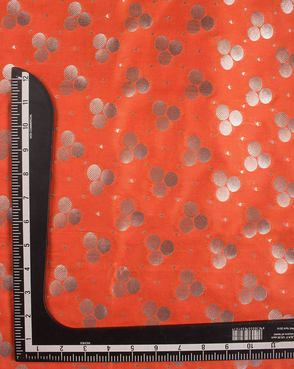 Zari Jacquard Pure Taffeta Silk Fabric - Fabriclore.com
