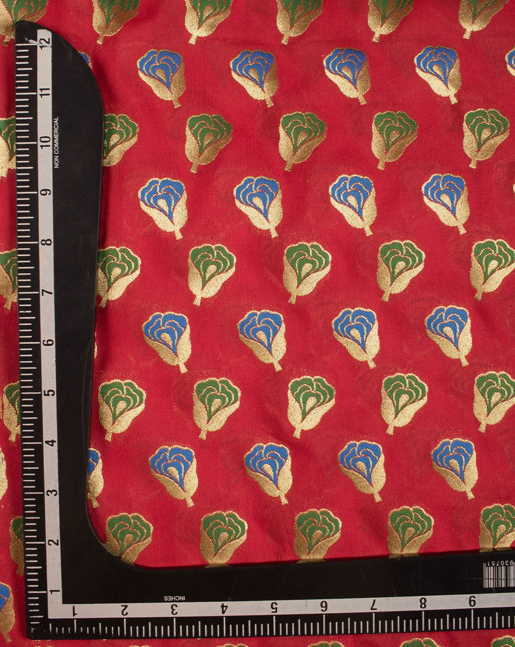 Zari Jacquard Pure Taffeta Silk Fabric - Fabriclore.com