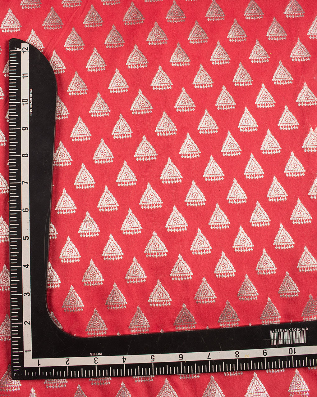 Zari Jacquard Pure Taffeta Silk Fabric - Fabriclore.com