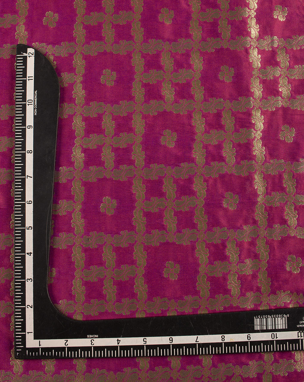 Zari Jacquard Pure Taffeta Silk Fabric - Fabriclore.com