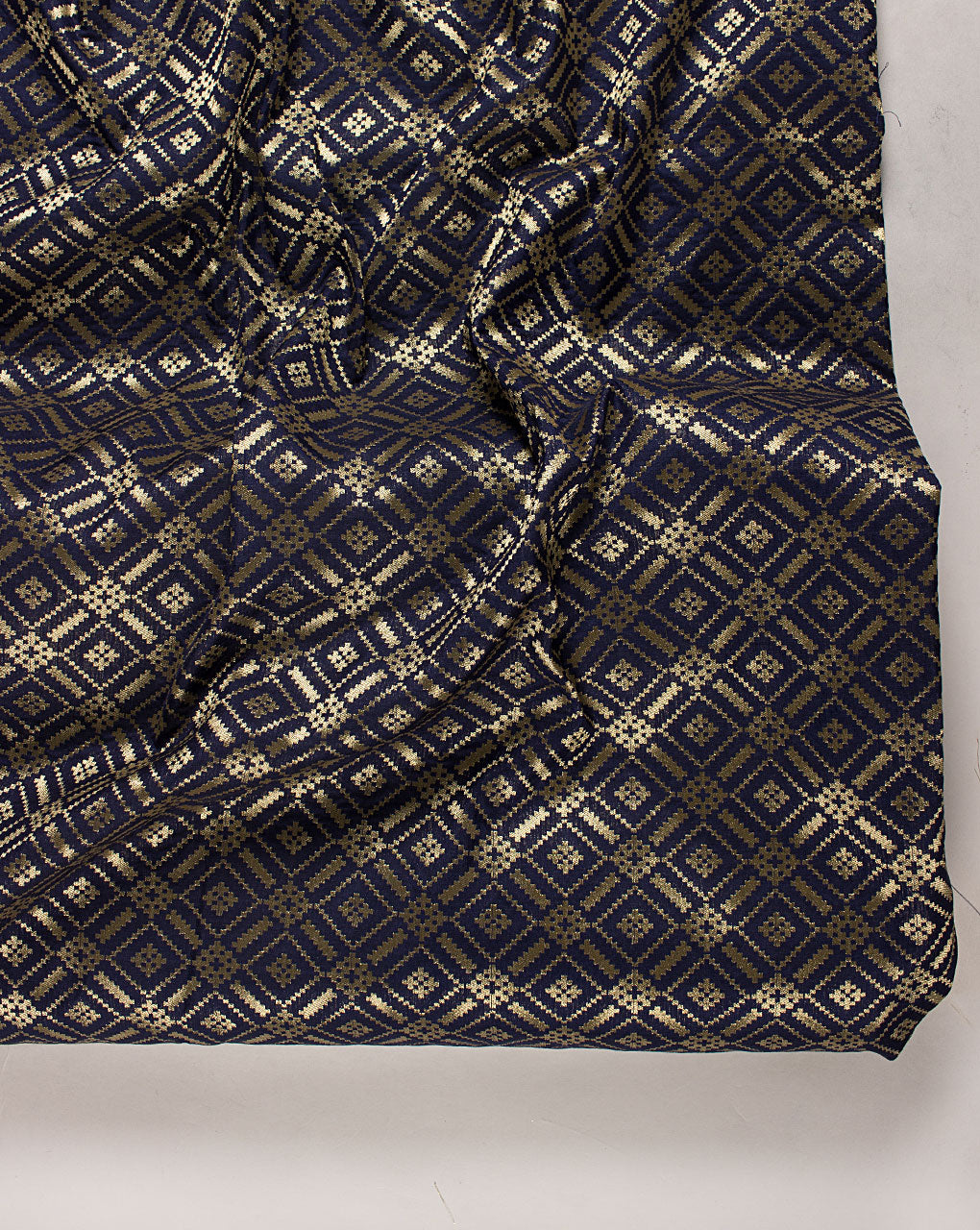 Zari Jacquard Pure Taffeta Silk Fabric