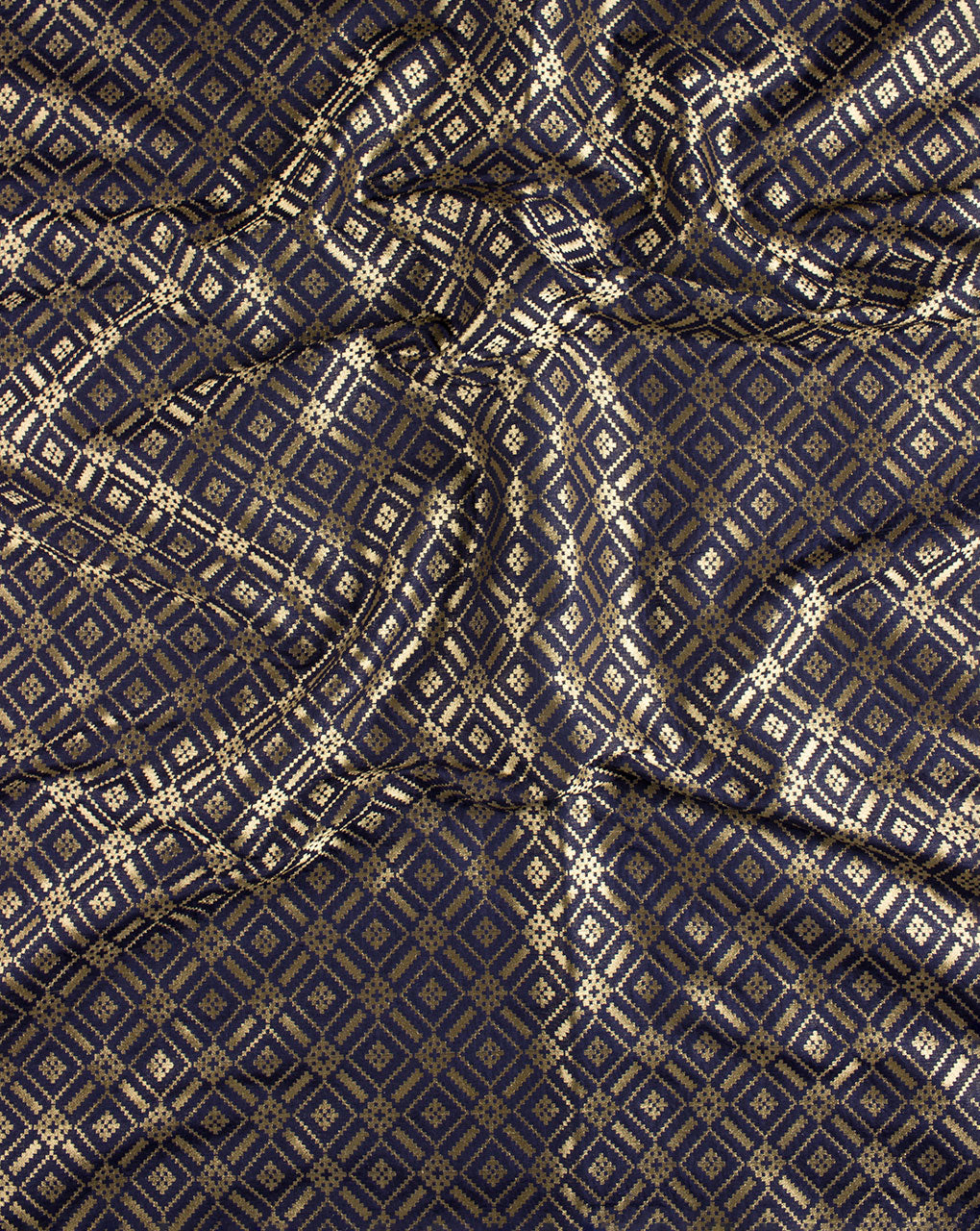 Zari Jacquard Pure Taffeta Silk Fabric - Fabriclore.com