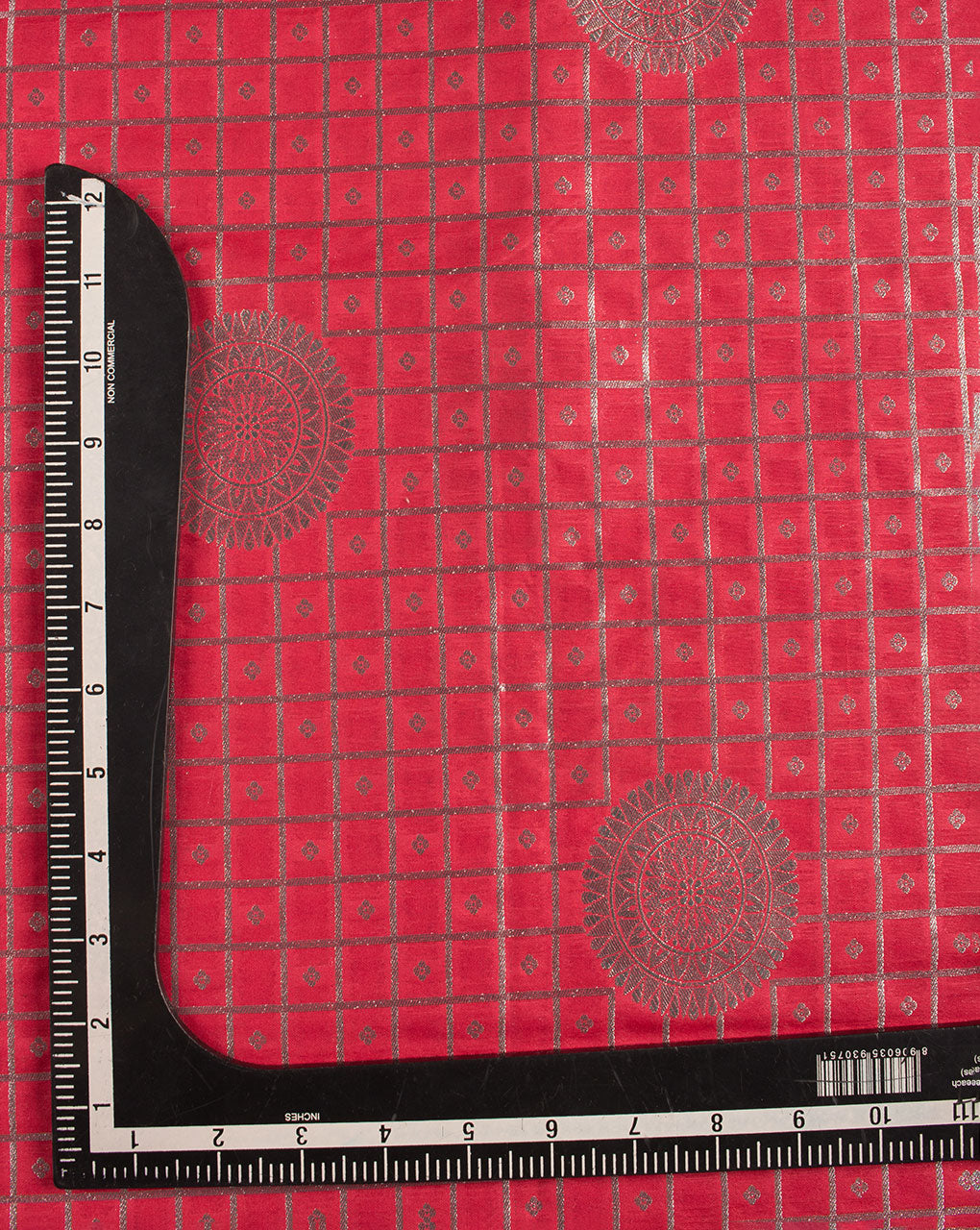 Zari Jacquard Pure Taffeta Silk Fabric - Fabriclore.com