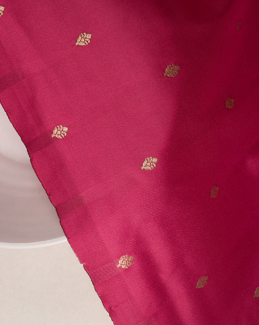 Zari Jacquard Banarasi Taffeta Silk Fabric