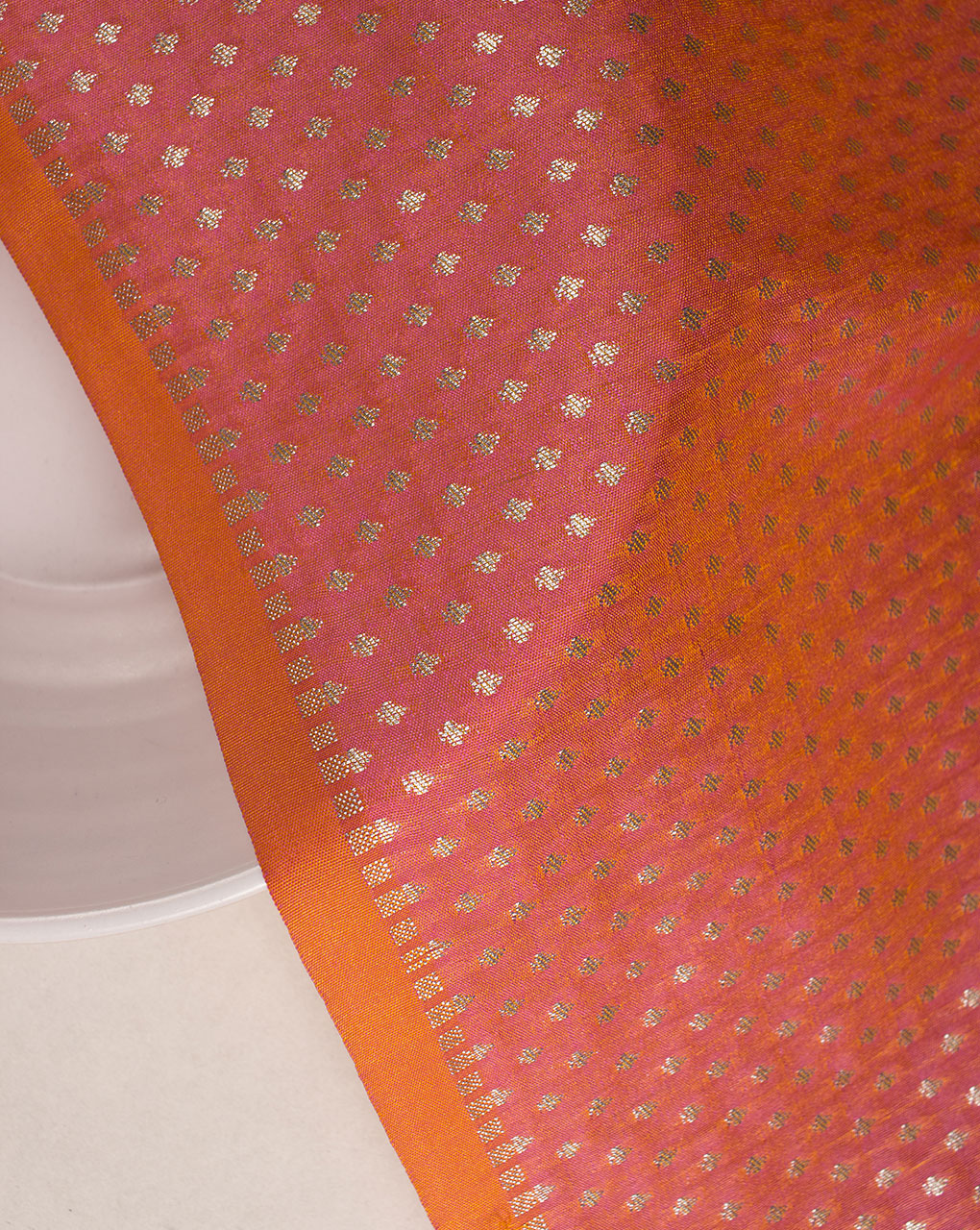 Zari Jacquard Banarasi Taffeta Silk Fabric