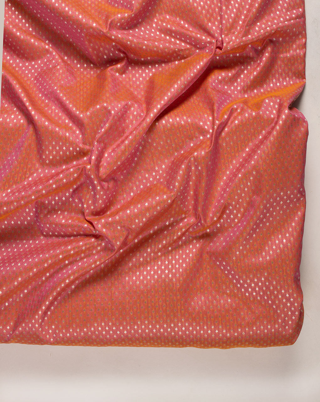 Zari Jacquard Banarasi Taffeta Silk Fabric