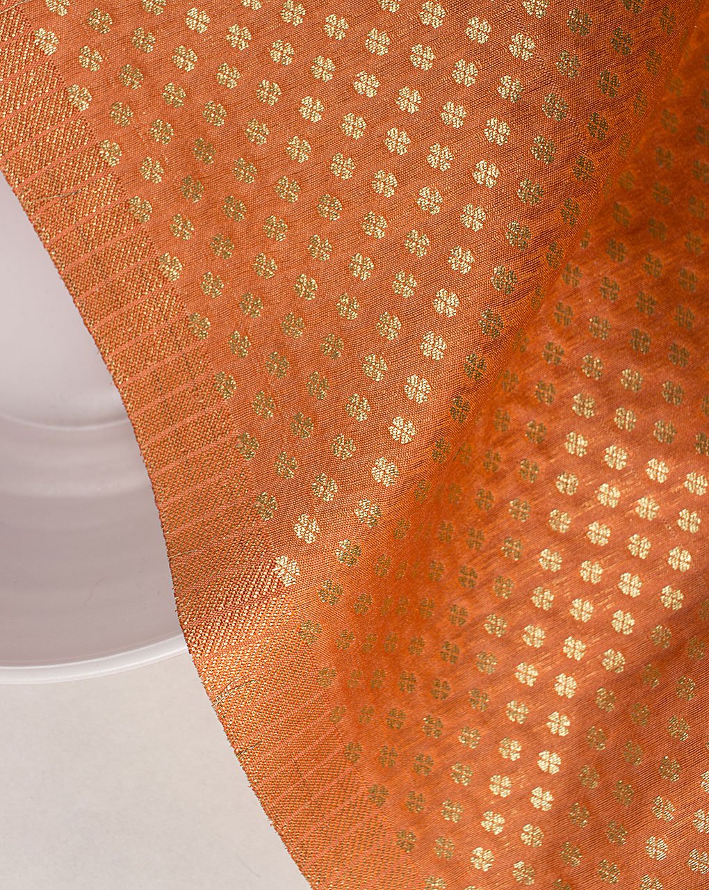 Zari Jacquard Banarasi Taffeta Silk Fabric