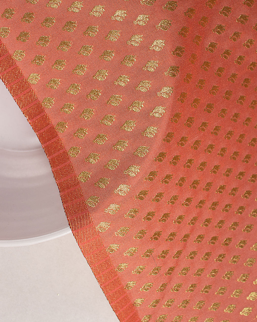 Zari Jacquard Banarasi Taffeta Silk Fabric