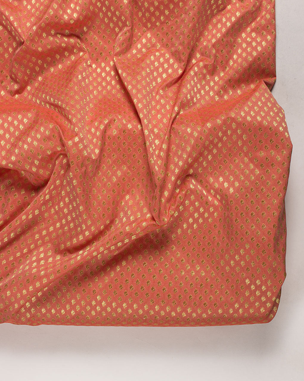 Zari Jacquard Banarasi Taffeta Silk Fabric