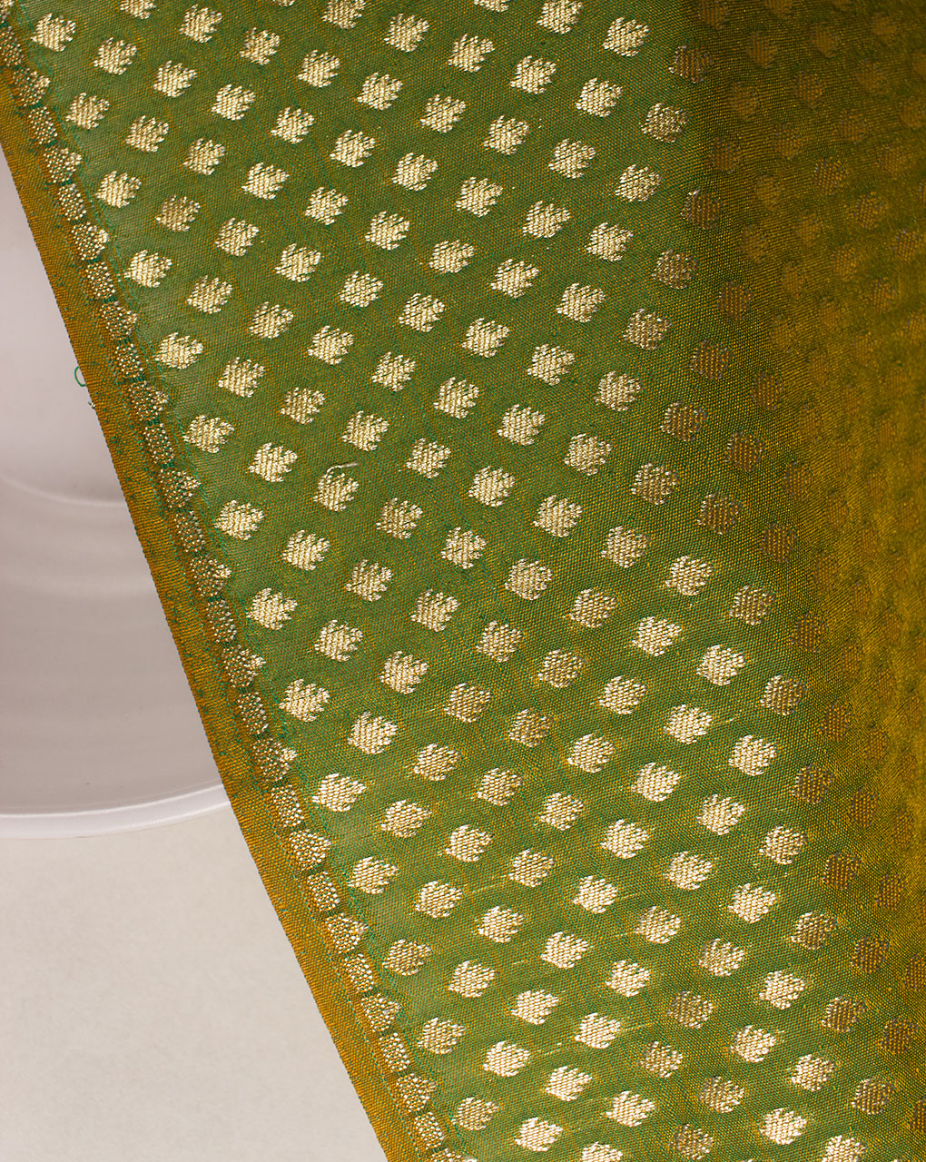 Zari Jacquard Banarasi Taffeta Silk Fabric