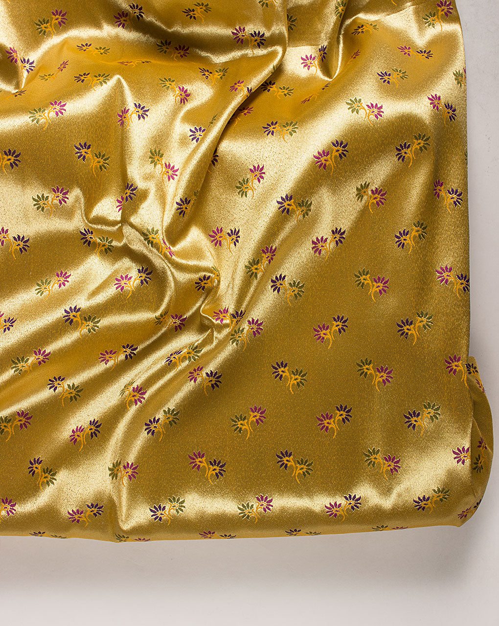 Zari Banarasi Taffeta Silk Fabric