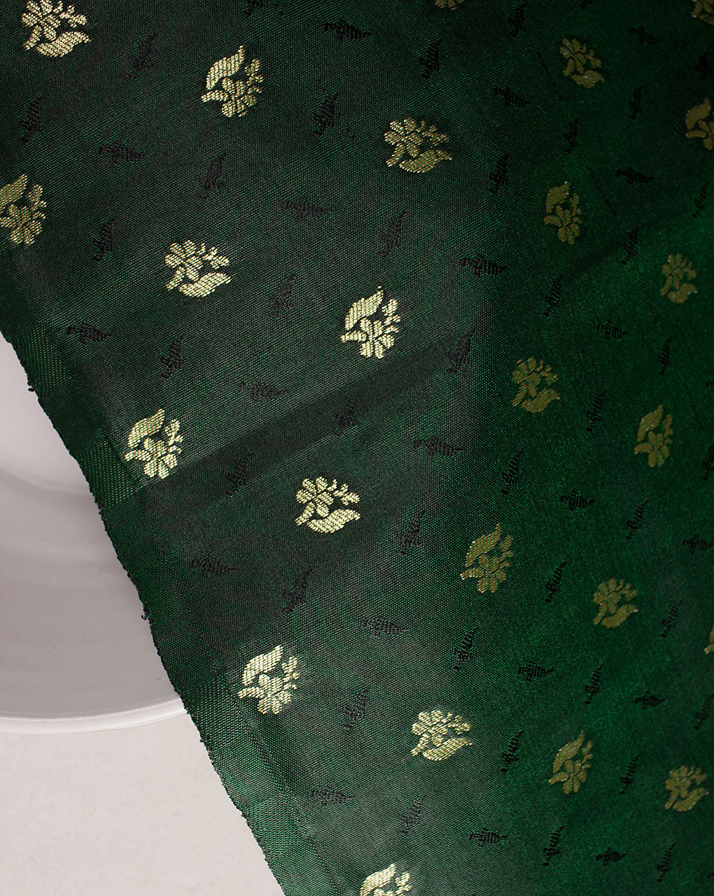 Zari Jacquard Banarasi Taffeta Silk Fabric