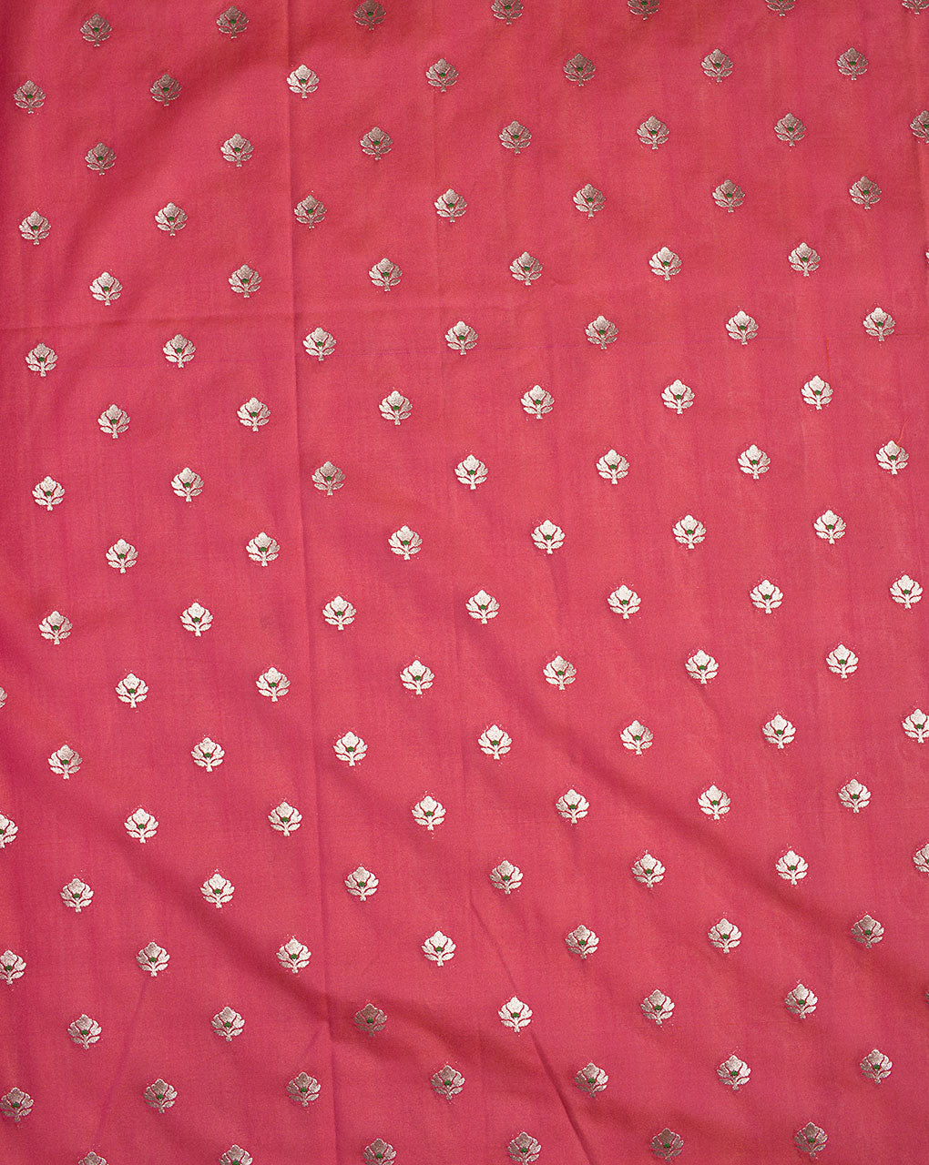Zari Jacquard Banarasi Taffeta Silk Fabric