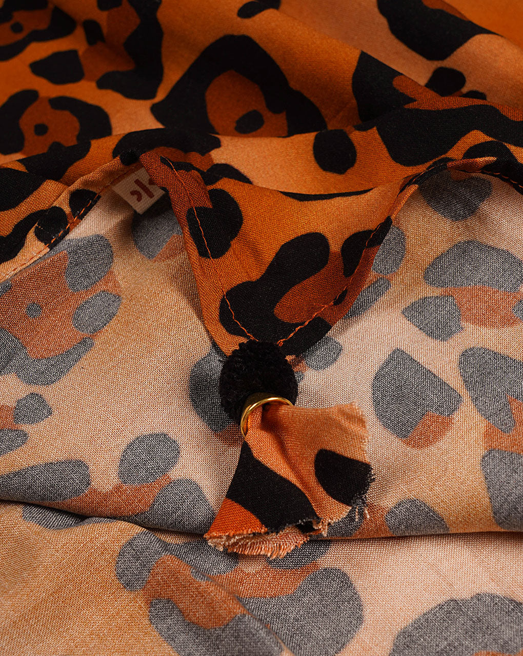 Animal Skin Screen Print Rayon Scarf - Fabriclore.com
