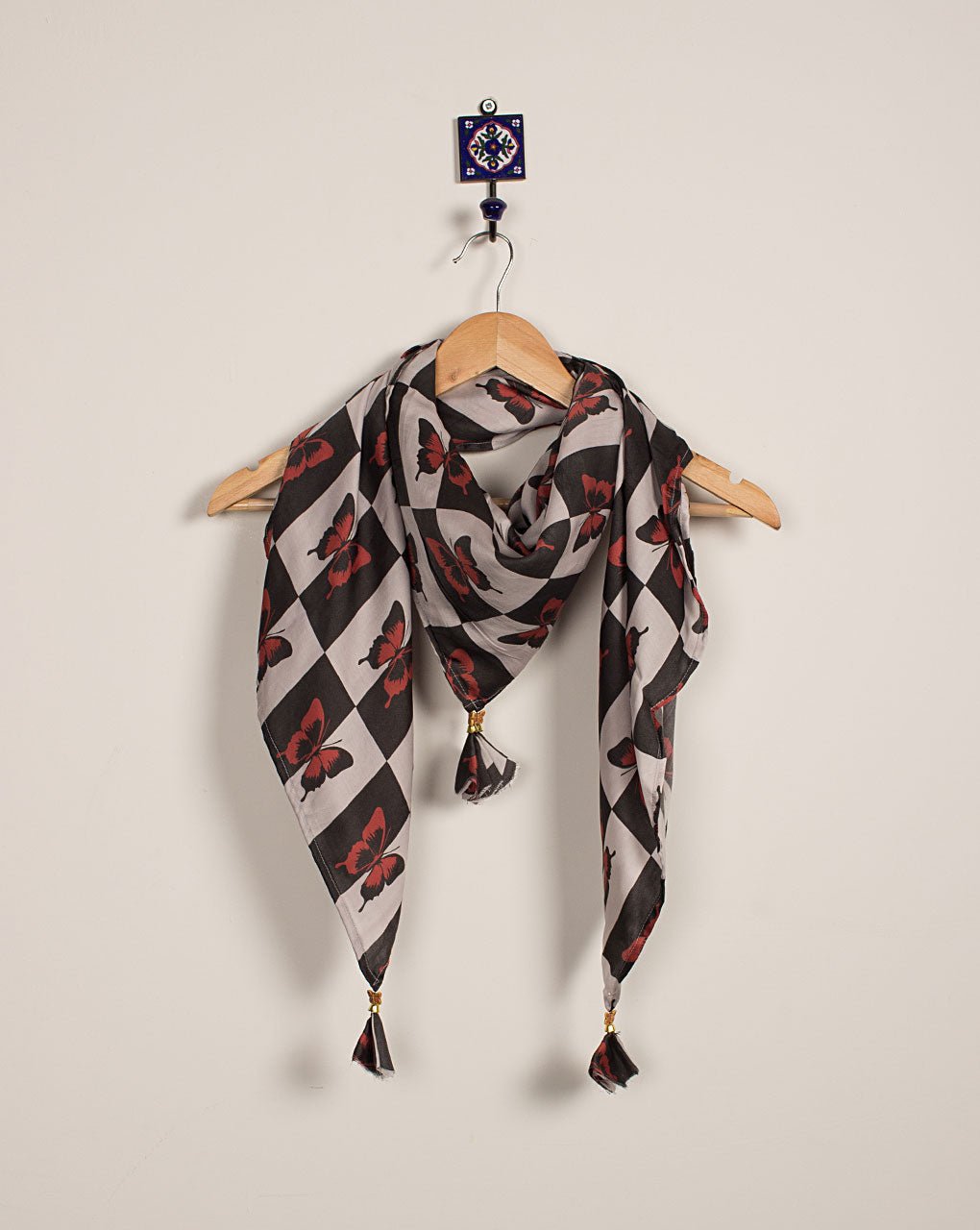 Digital Print Modal Satin Scarf