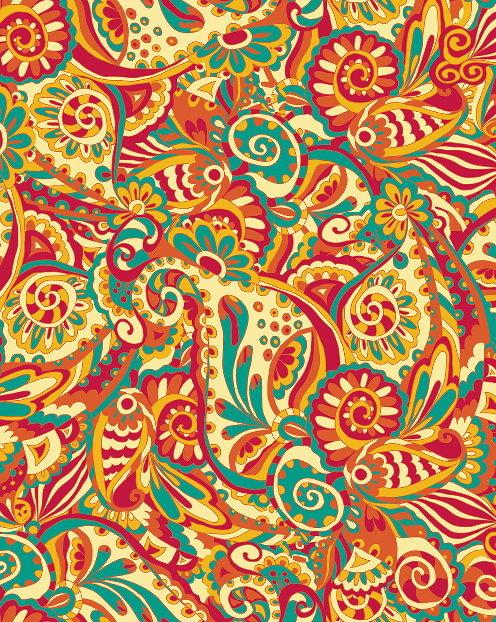 Paisley Digital Print