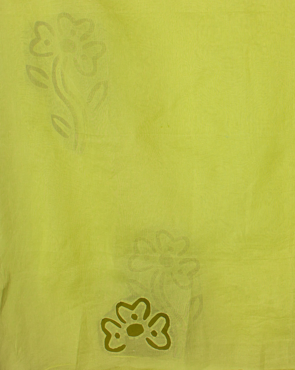 Hand Applique Cotton Saree With Blouse - Fabriclore.com