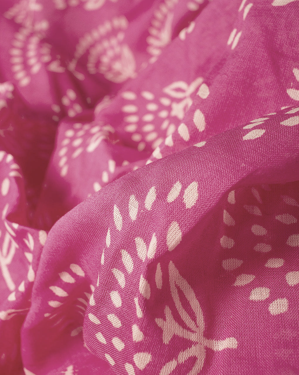 Hand Block Cotton Saree With Blouse - Fabriclore.com