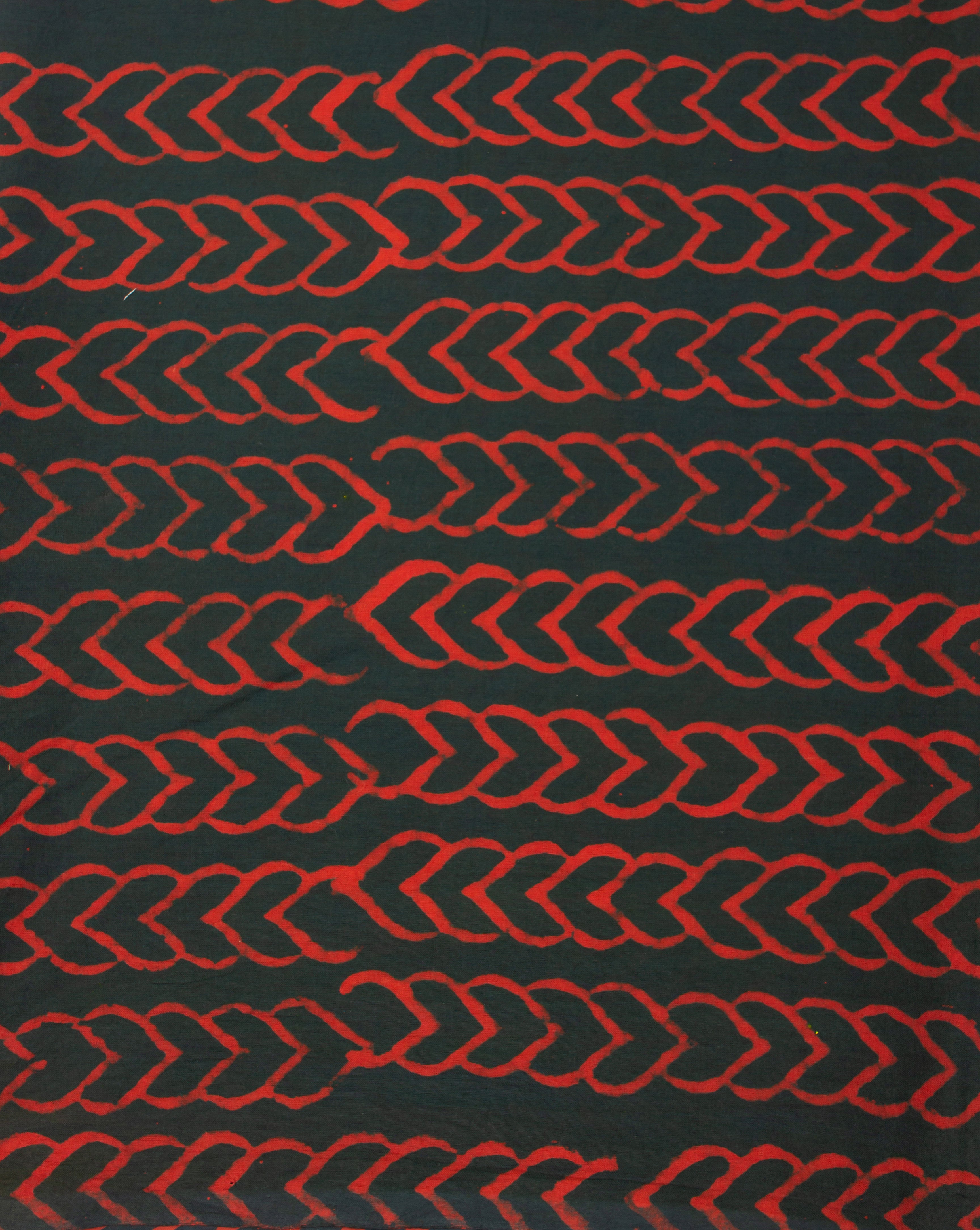 Hand Block Zari Border Chanderi Unstitched Suit With Chanderi Dupatta - Fabriclore.com