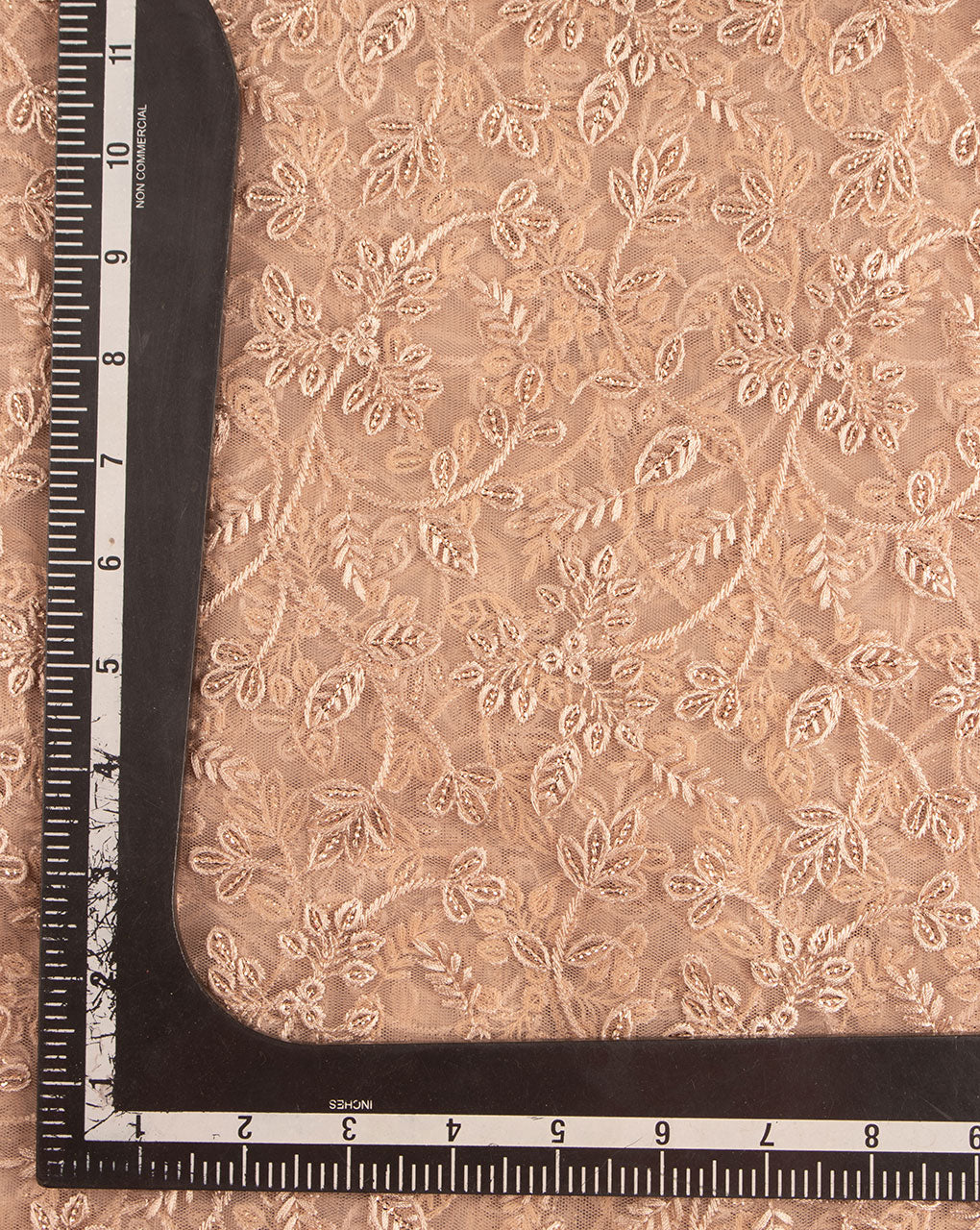 Embroidered Sequins Work Net Fabric - Fabriclore.com