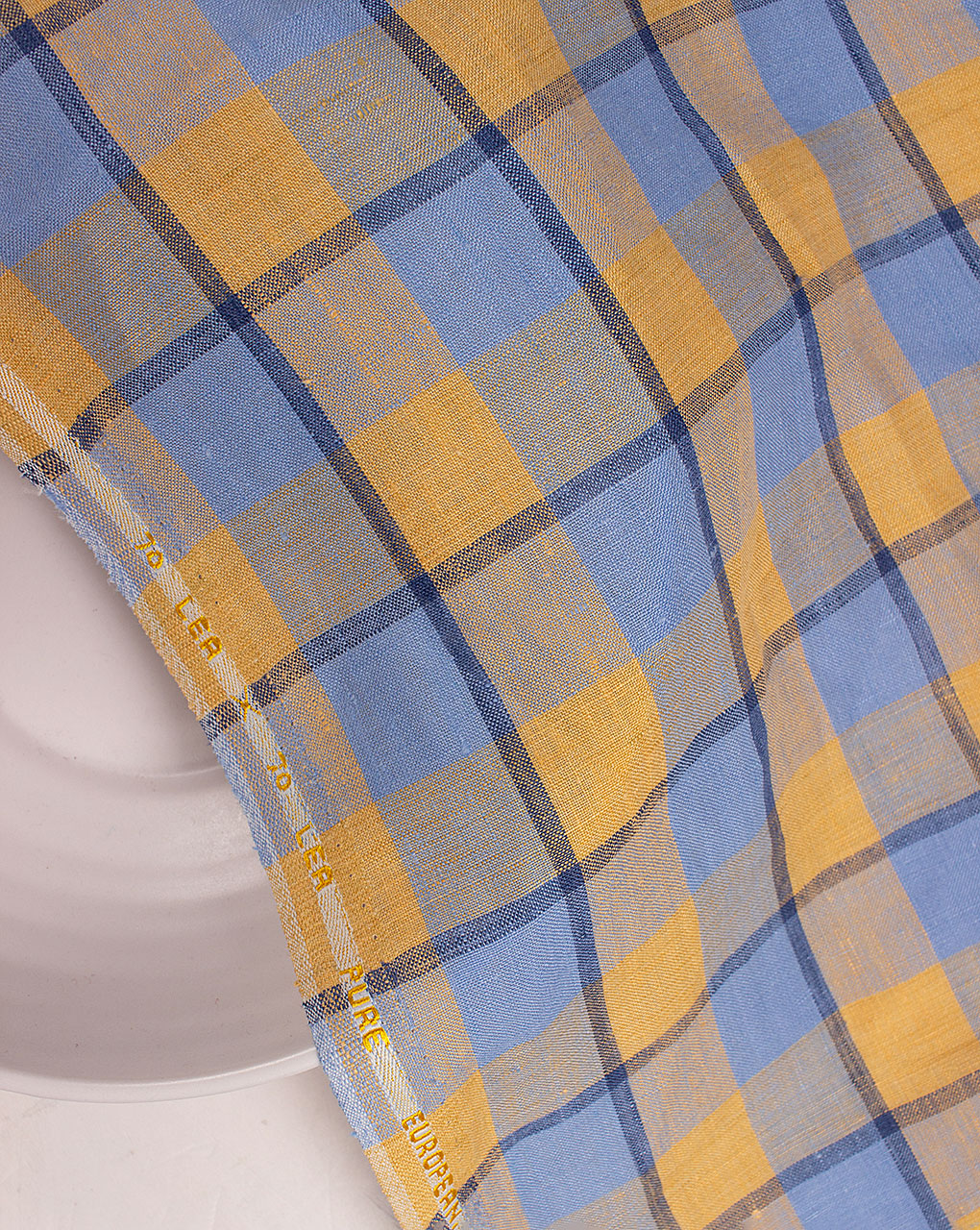 Yarn Dyed Linen European Flax Certified Fabric