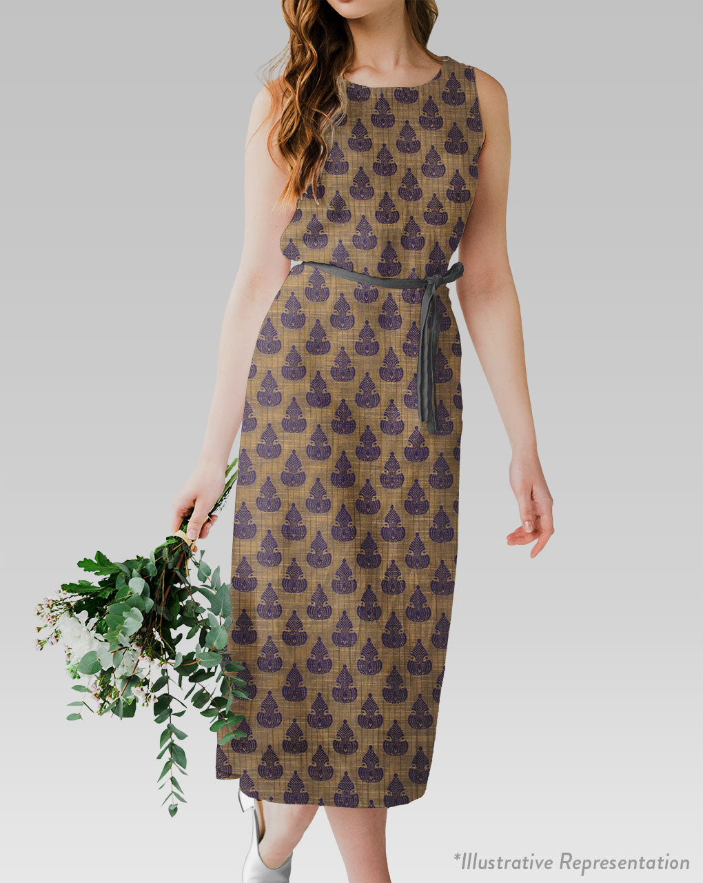 Jacquard Chanderi Fabric - Fabriclore.com