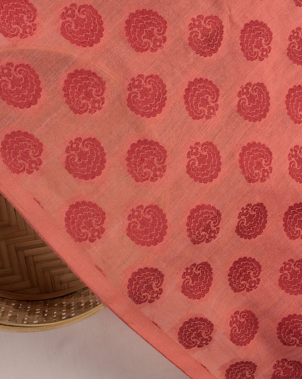 Jacquard Chanderi Fabric - Fabriclore.com