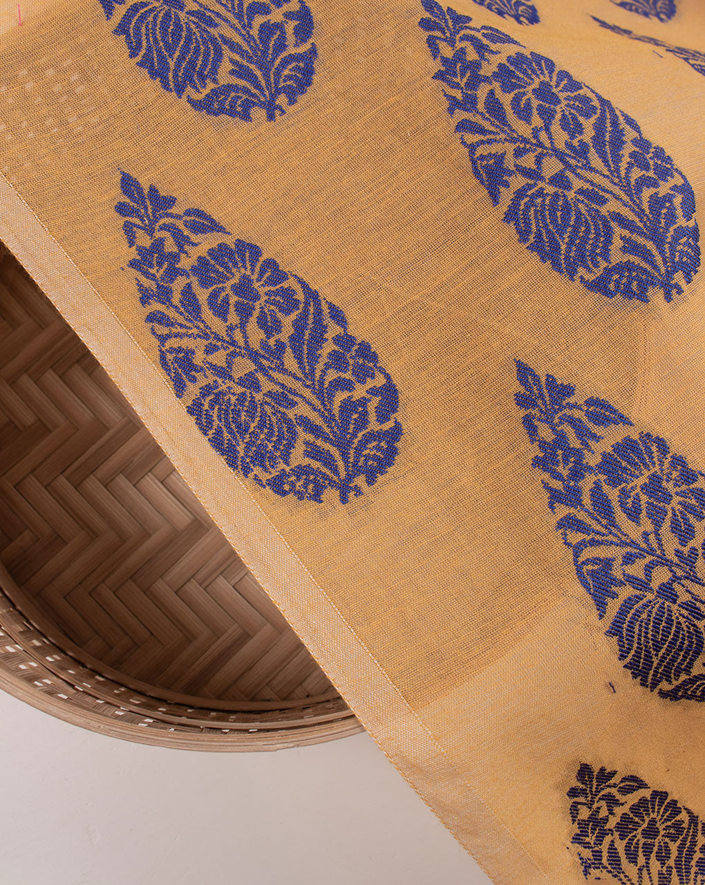 Jacquard Chanderi Fabric - Fabriclore.com