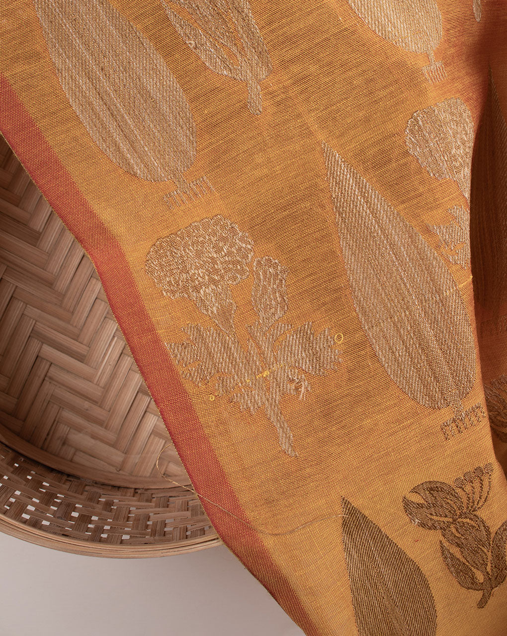Jacquard Chanderi Fabric - Fabriclore.com