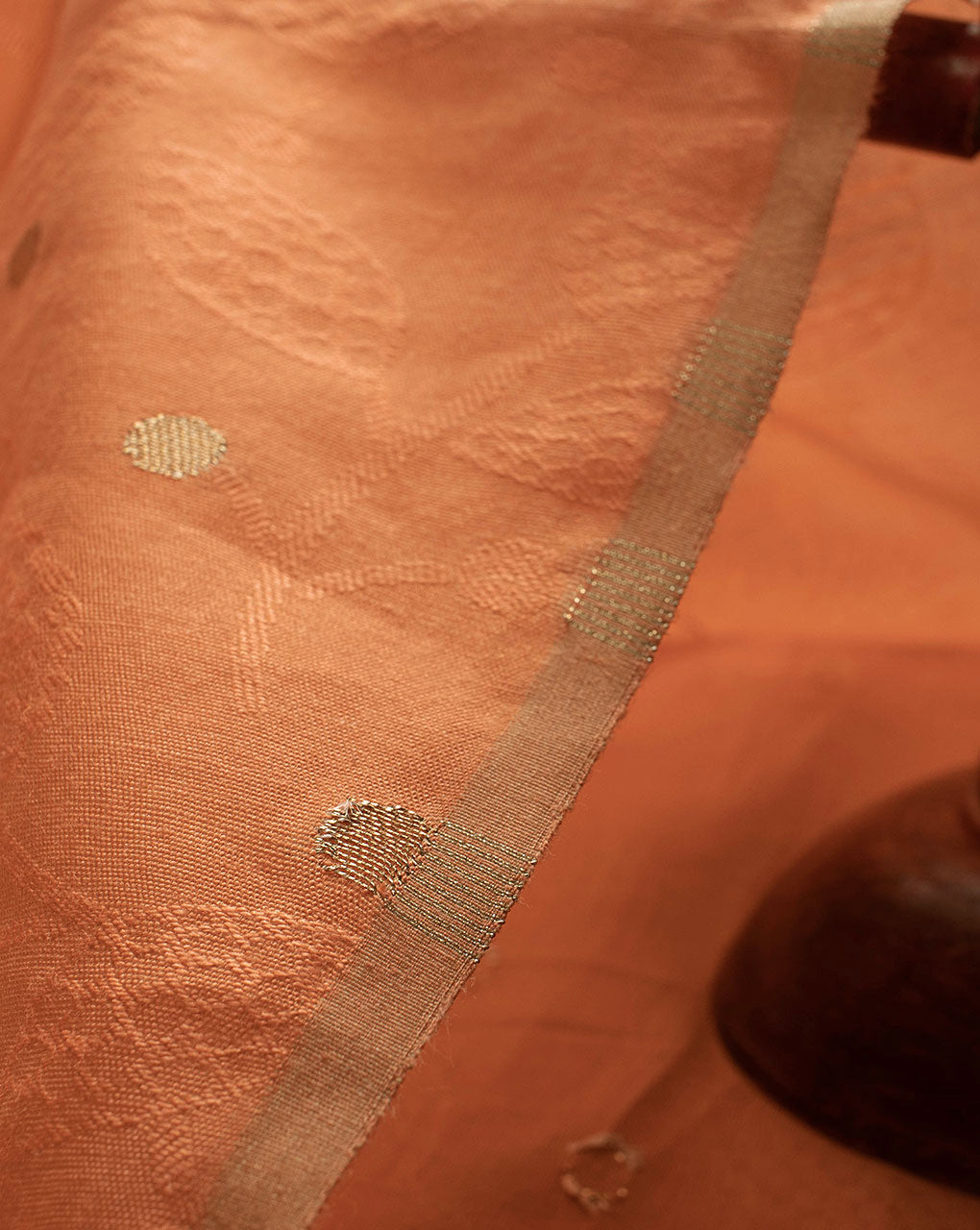 Floral Woven Zari Jacquard Chanderi Fabric
