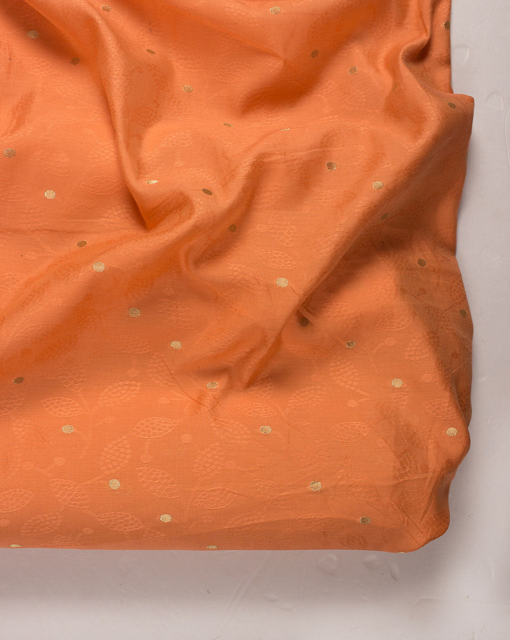 Floral Woven Zari Jacquard Chanderi Fabric
