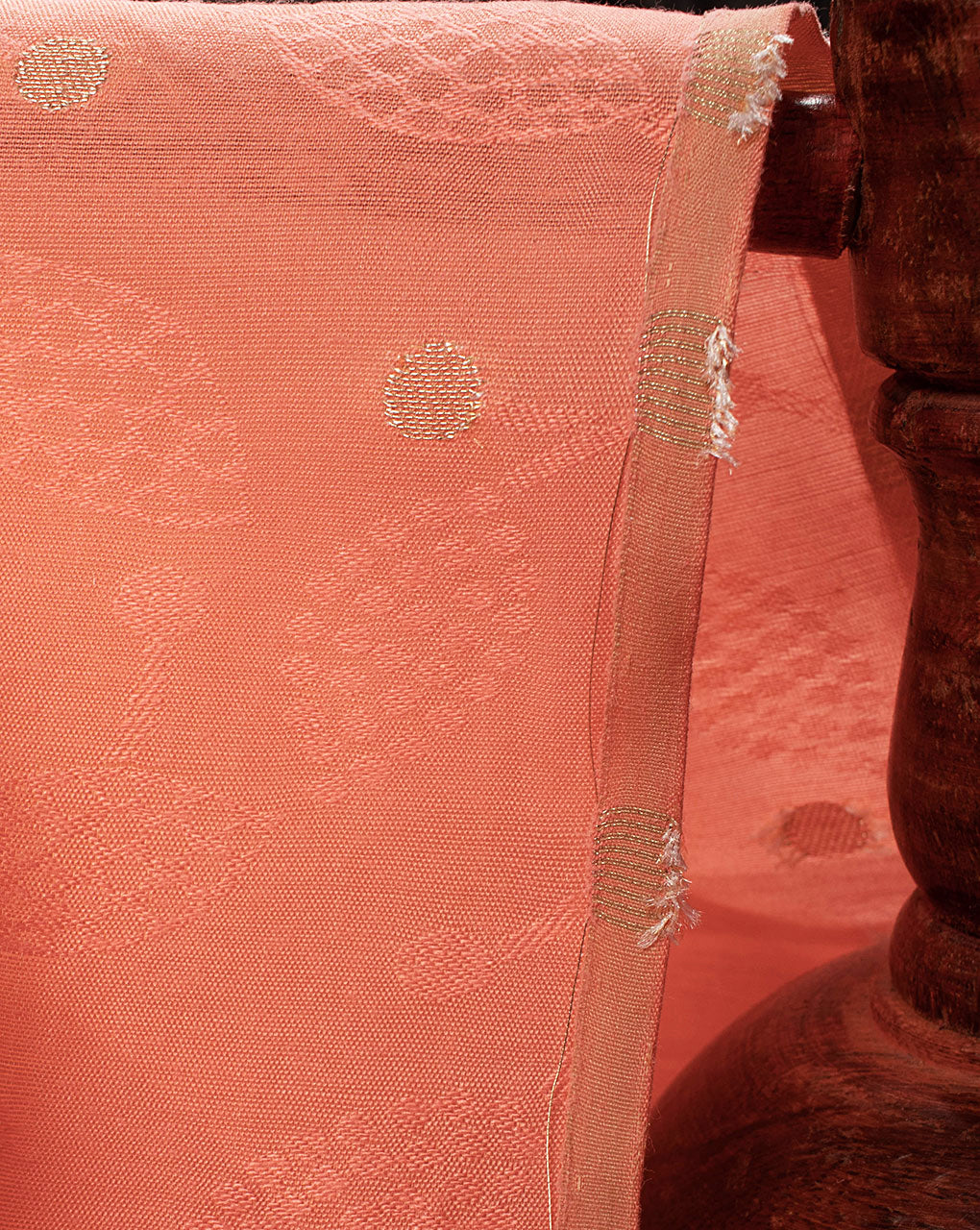 Floral Woven Zari Jacquard Chanderi Fabric