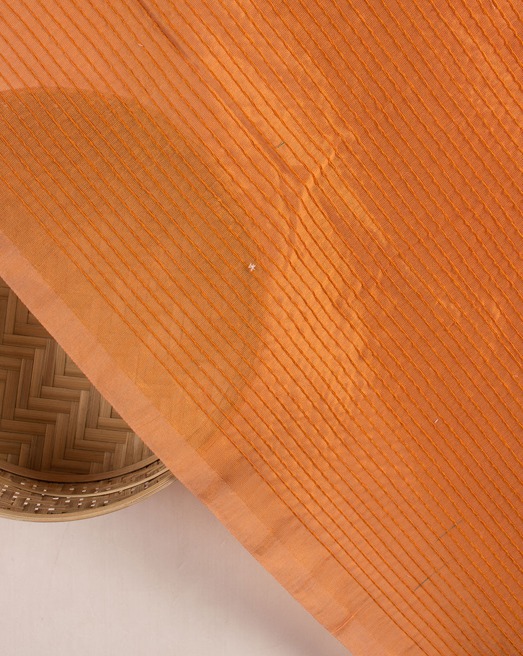 Smoking Stitched Zari Border Chanderi Fabric - Fabriclore.com