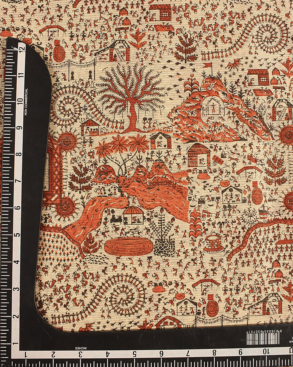 Screen Print Chanderi Fabric - Fabriclore.com