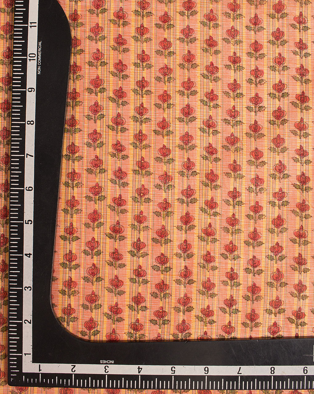 Booti Screen Print Chanderi Fabric - Fabriclore.com