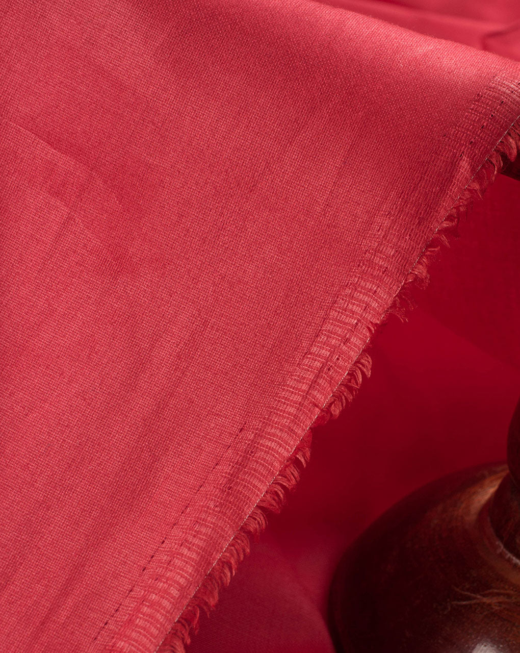 Red Plain Glazed Cotton Fabric - Fabriclore.com